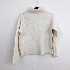 Madewell Chunk Knit Cream Sweater Size M